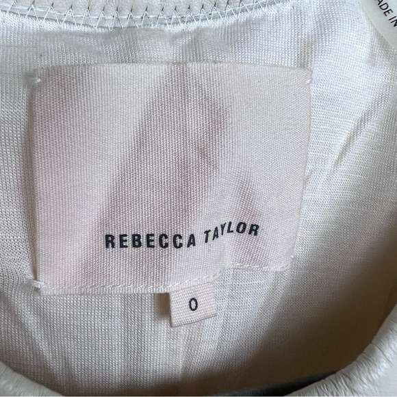Rebecca Taylor Double Face Jersey Jacket in Cream - Picture 11 of 16